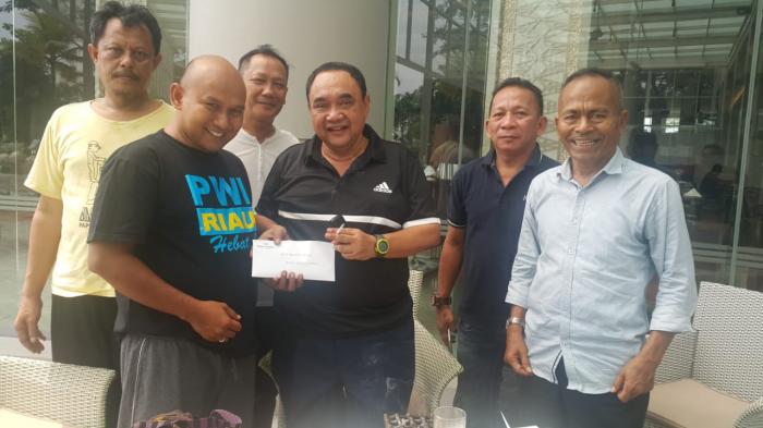  Peduli Gempa Lombok, PWI Riau Ikut Berpartisipasi